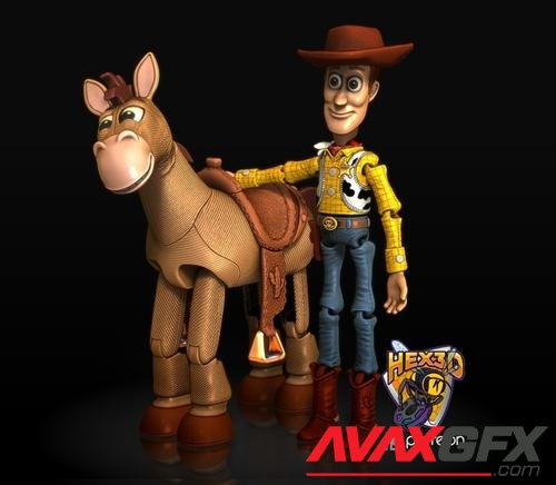 Toy Story - Bullseye (Articulated) – 3D Print