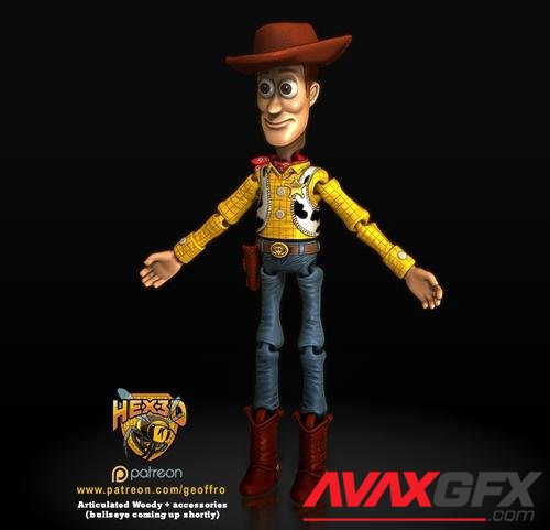 Toy Story - Woody (Articulated) – 3D Print