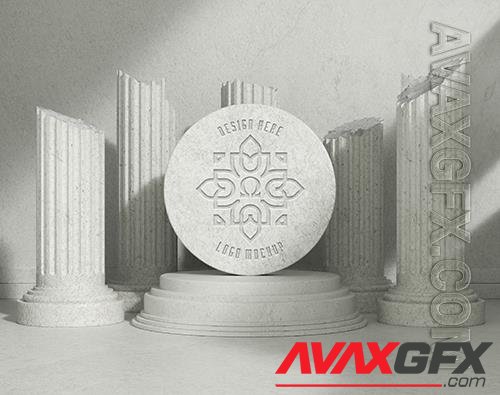 PSD stone with classical greek engraved motifs vol 4