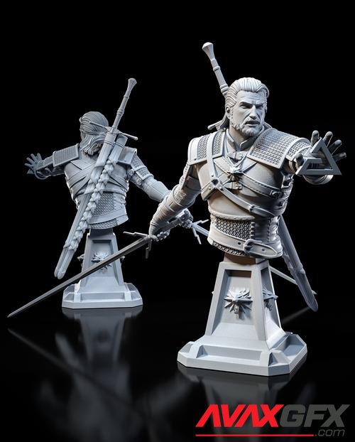 Geralt Bust – 3D Print