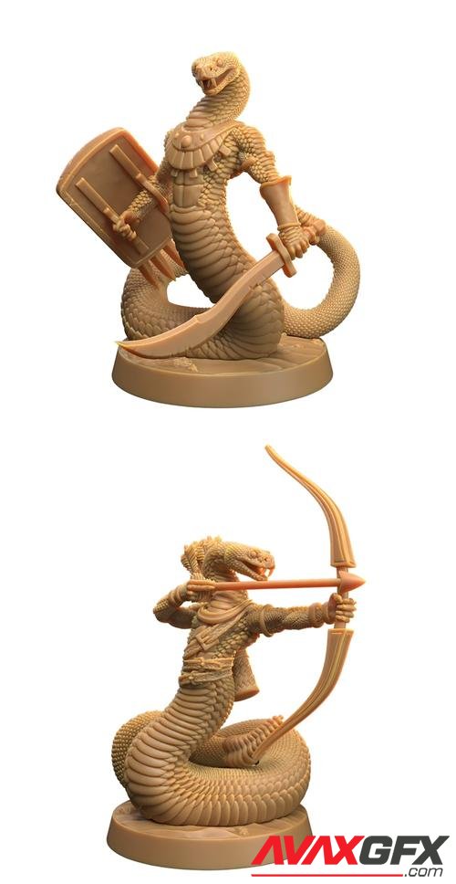 Rattlers Warrior and Rattlers Slithe – 3D Print