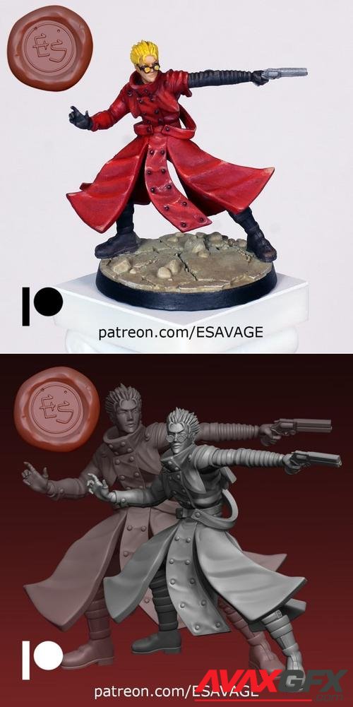 Vash the Stampede – 3D Print