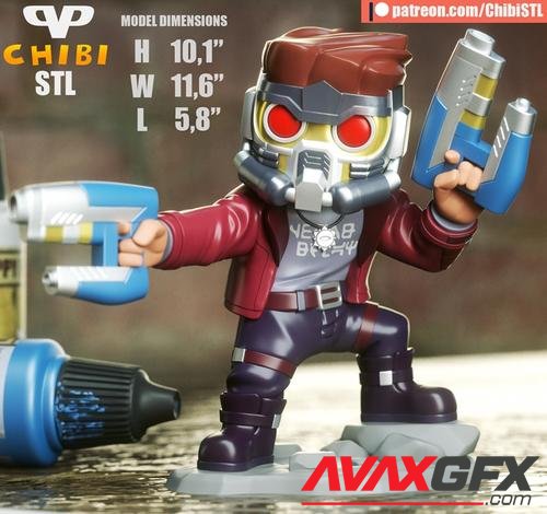 Star-Lord Chibi – 3D Print