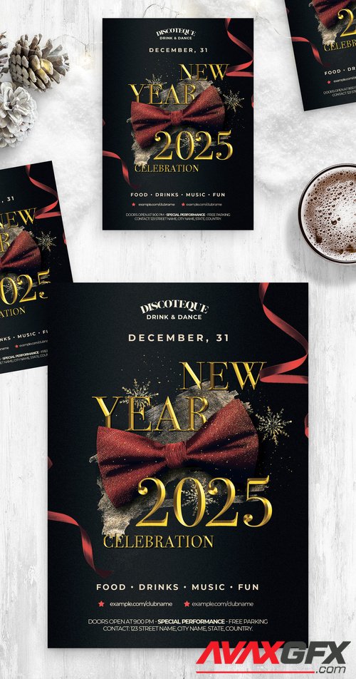 Adobestock - Nye New Years Eve Flyer Poster 532852018