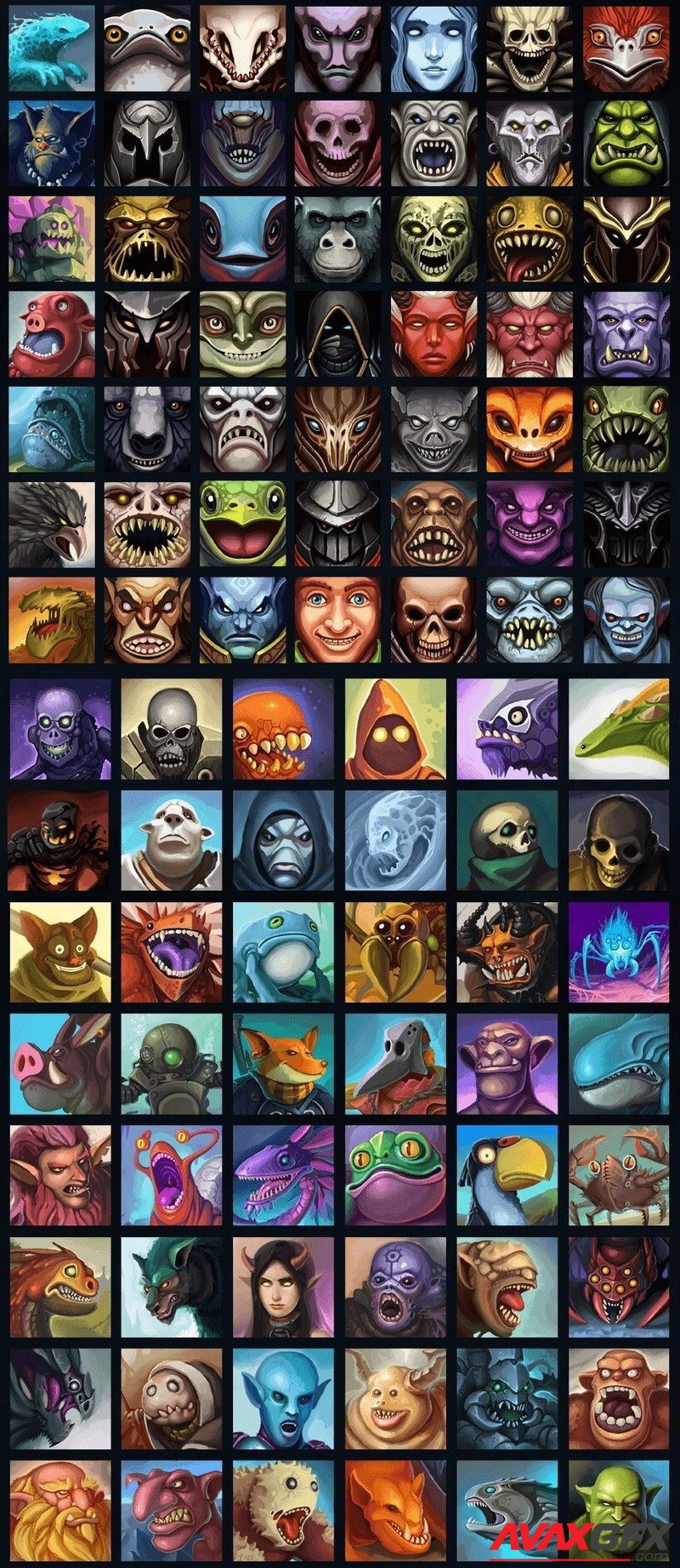 Monsters Avatar Icons