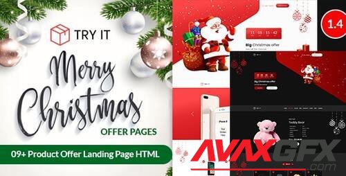 Tryit - Product Offer Landing Pages HTML Template 22938195