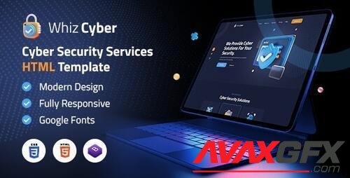 WhizCyber | Cyber Security HTML Template 40563884