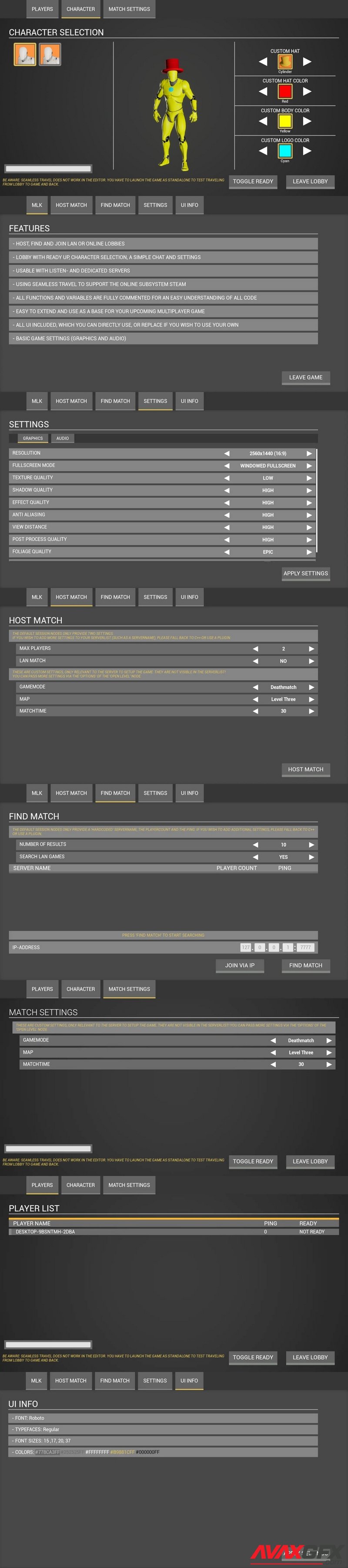 Multiplayer Lobby Kit