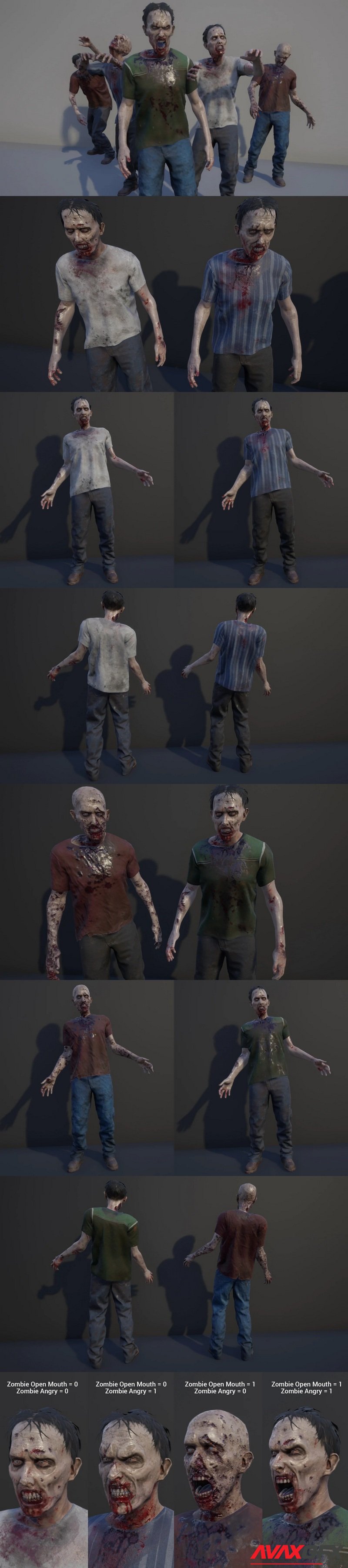 Zombie with T-Shirt