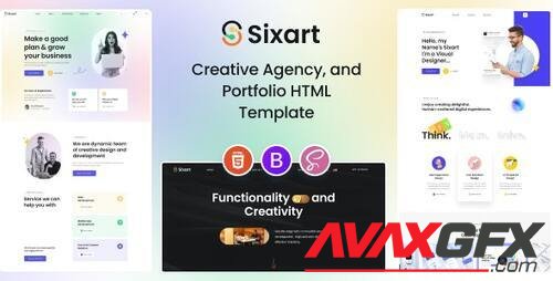 Sixart - Digital Agency HTML Template 42182157