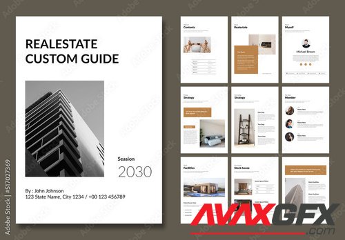 Adobestock - Real Estate Brochure 517027369