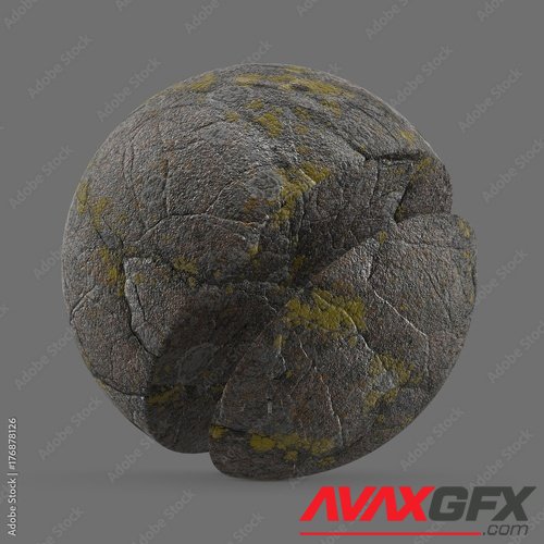 Adobestock - Mossy granite rock 176878126