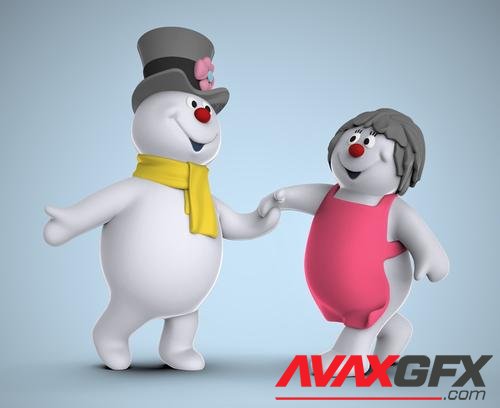 Frosty and Crystal – 3D Print