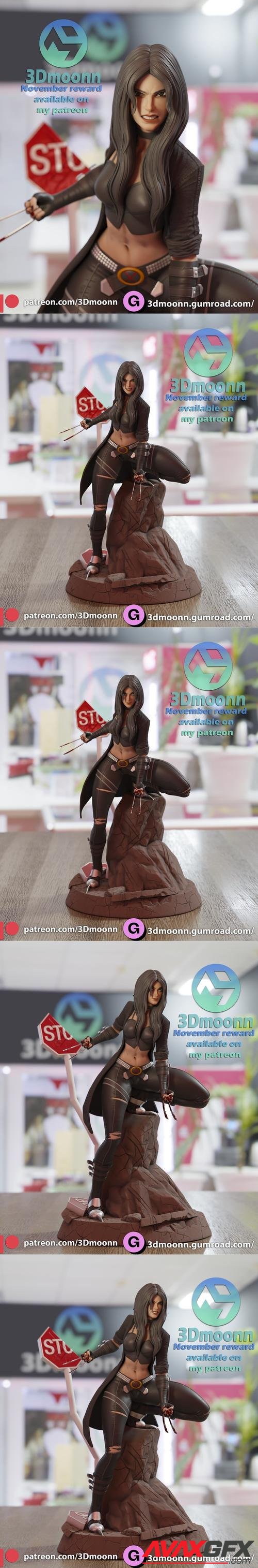 X-23 and NSFW Version and Bust - 3Dmoonn – 3D Print