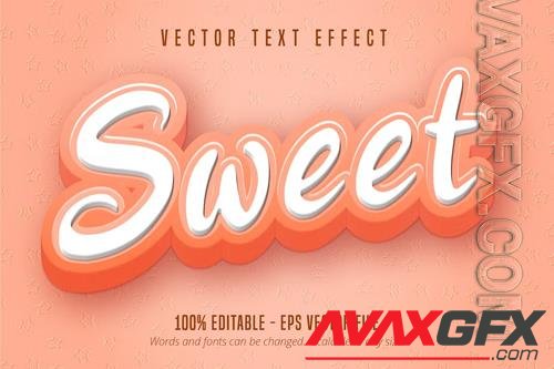 Sweet - Editable Text Effect, Font Style