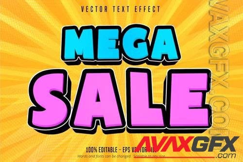 Mega Sale - Editable Text Effect, Font Style