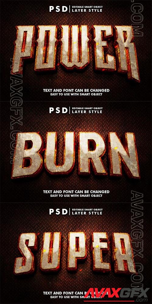 Power Editable Text Effect