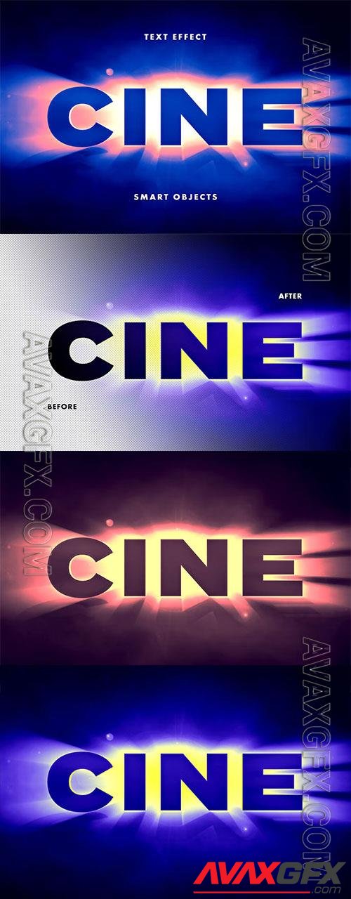 Cinema Light Text Effect