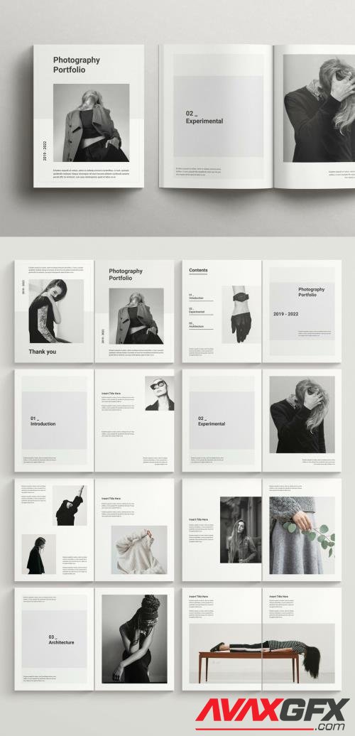 Adobestock - Photography Portfolio Layout 517986474