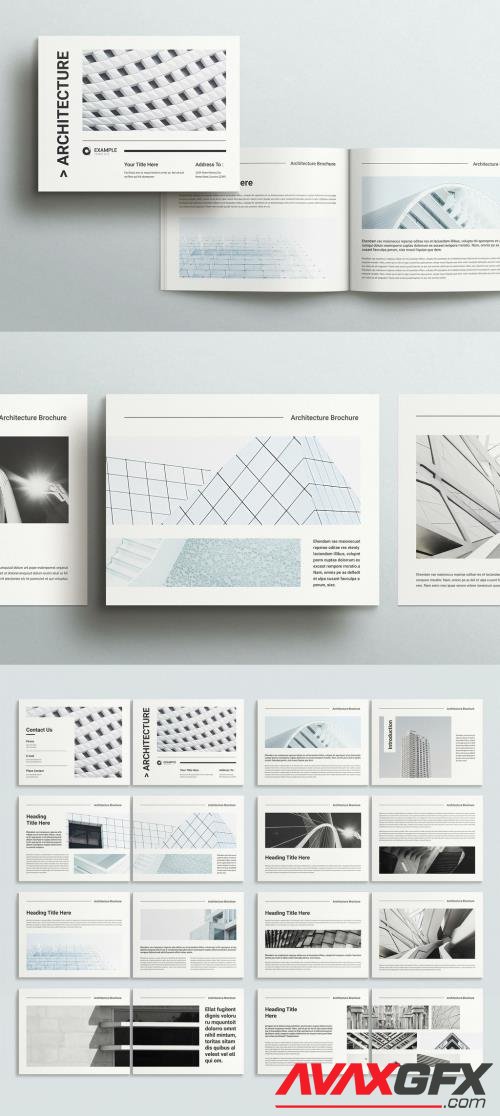 Adobestock - Architecture Brochure Layout Landscape 517986466
