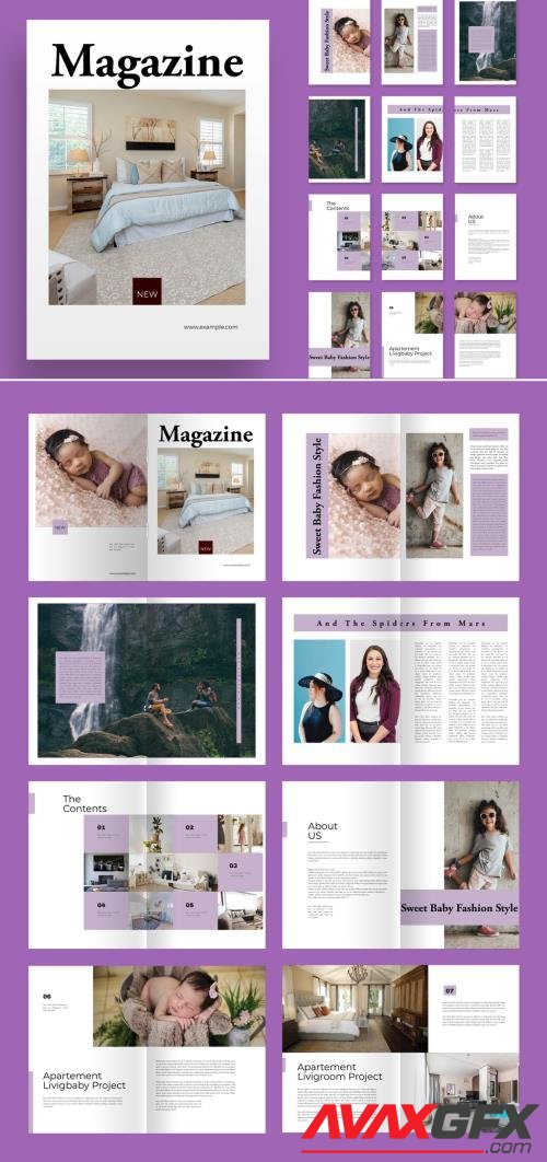 Adobestock - Magazine Layout 517203938