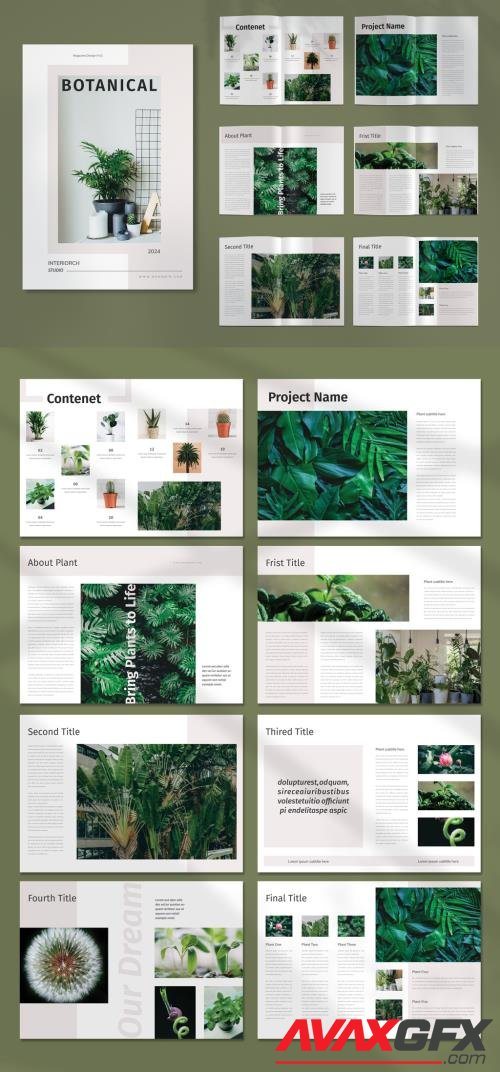 Adobestock - Botanic Magazine Layout 517050647