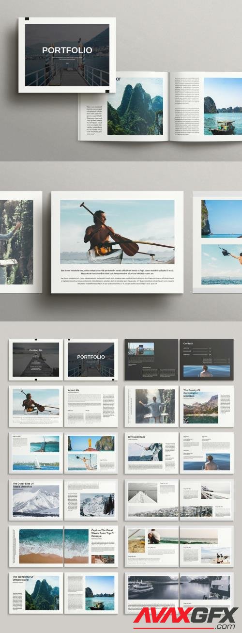 Adobestock - Portfolio Layout Landsape 517044895