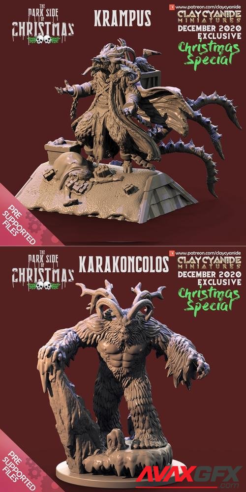 Dark side of Christmas - Krampus and Karakoncolos – 3D Print