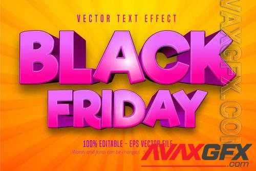 Black Friday - Editable Text Effect, Font Style