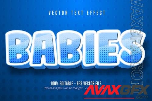 Babies - Editable Text Effect, Font Style