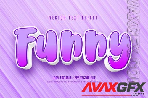 Funny - Editable Text Effect, Cartoon Font Style