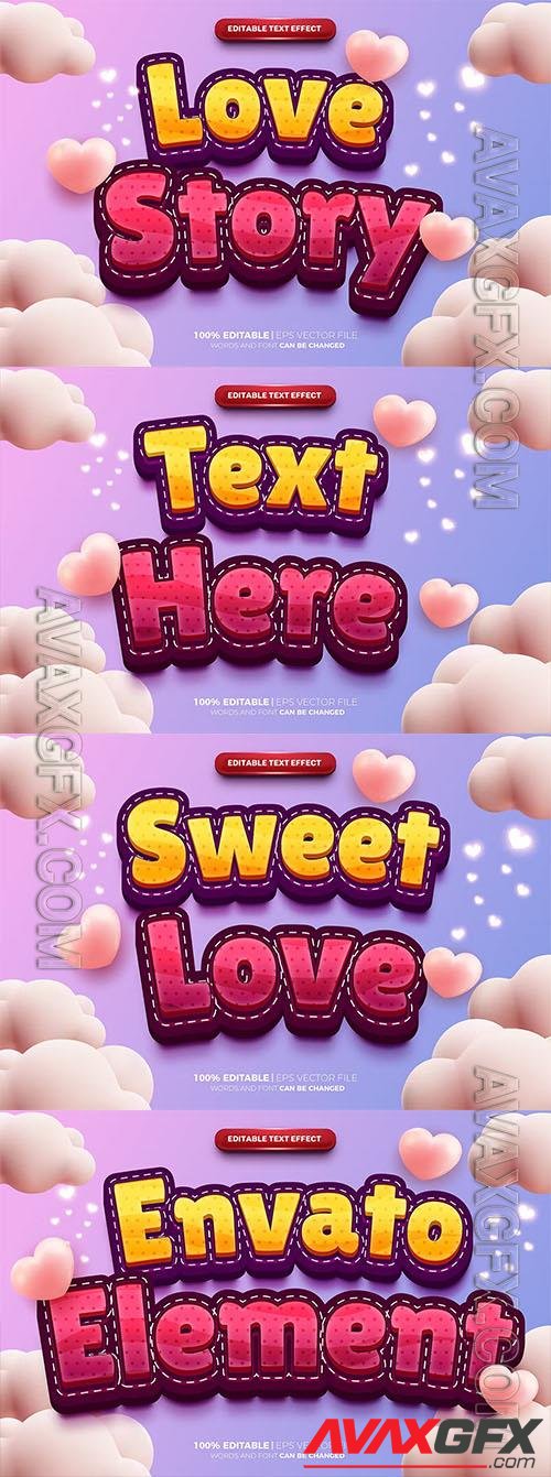 Love Story Text Effect