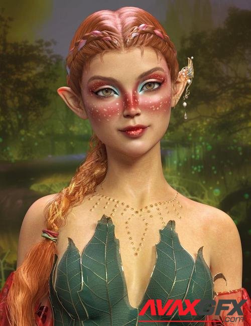 FPE Woodland Nymph Geoshell Makeup for Genesis 8.1 Female