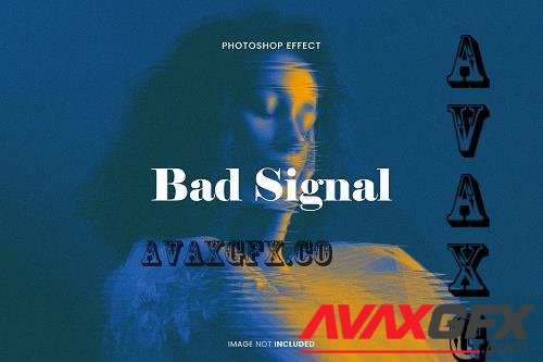 Bad Signal Photo Effect - G4G8GG7