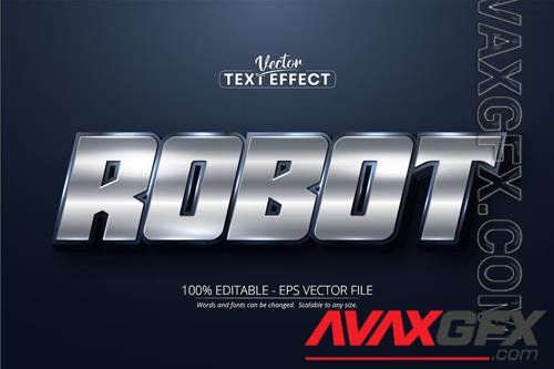 Robot - Editable Text Effect, Font Style