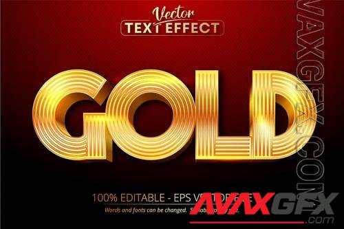 Gold - Editable Text Effect, Font Style vol 2