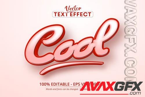 Cool - Editable Text Effect, Font Style