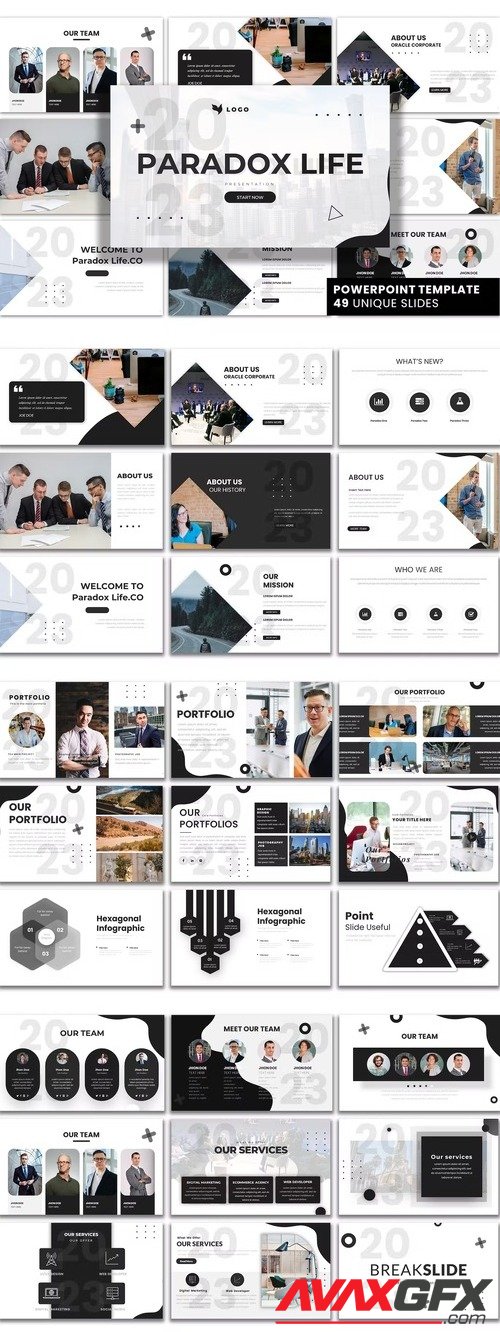 Paradox Life - PowerPoint Presentation Template