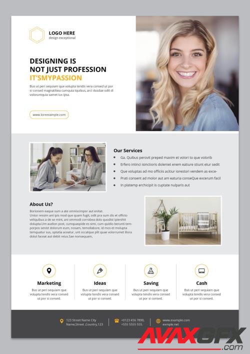 Adobestock - Business Flyer Layout 518149291