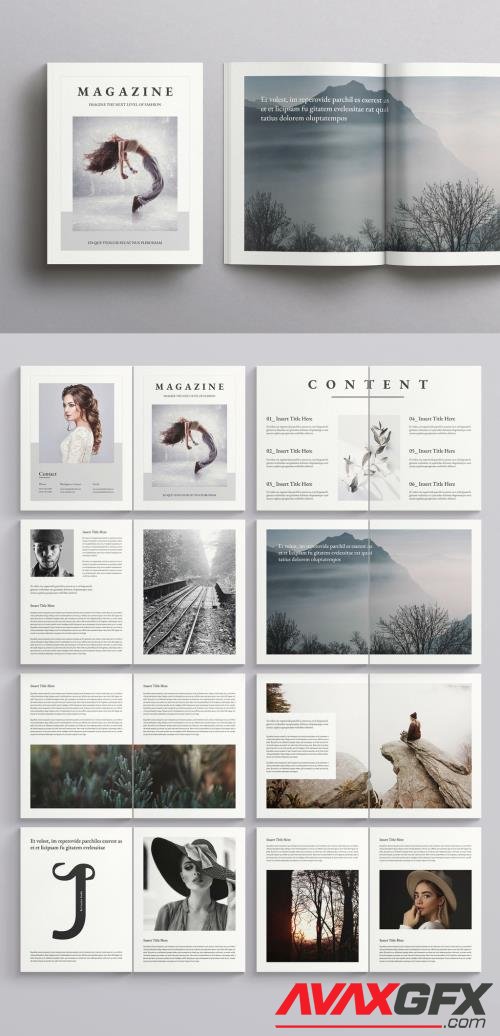 Adobestock - Magazine Layout 518149082