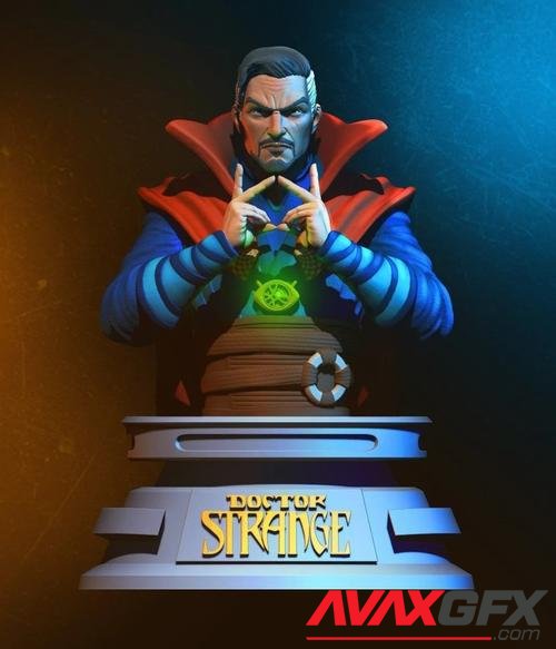 Dr Strange bust – 3D Print