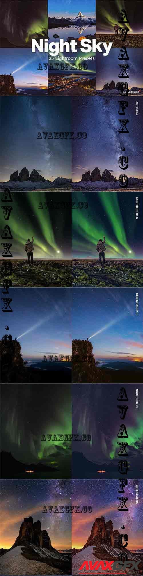 25 Night Sky Lightroom Presets LUTs - 10966160 - 42296227