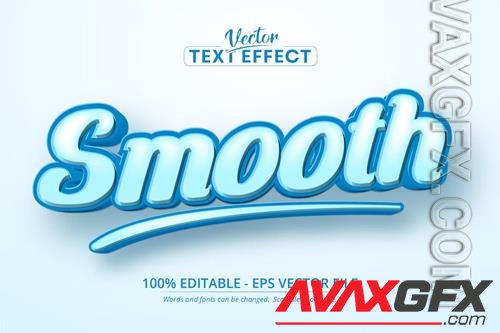 Smooth - Editable Text Effect, Cartoon Font Style