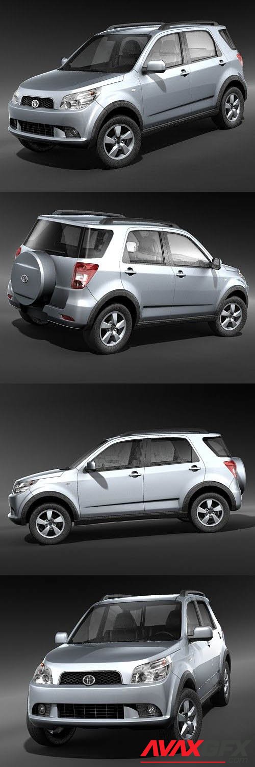 Toyota Rush 2006 3D Model