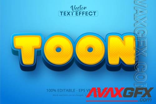 Toon - editable text effect, font style vol 2