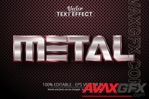 Metal - Editable Text Effect, Font Style