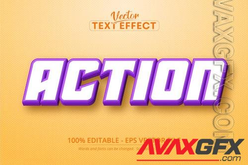 Action - Editable Text Effect, Font Style