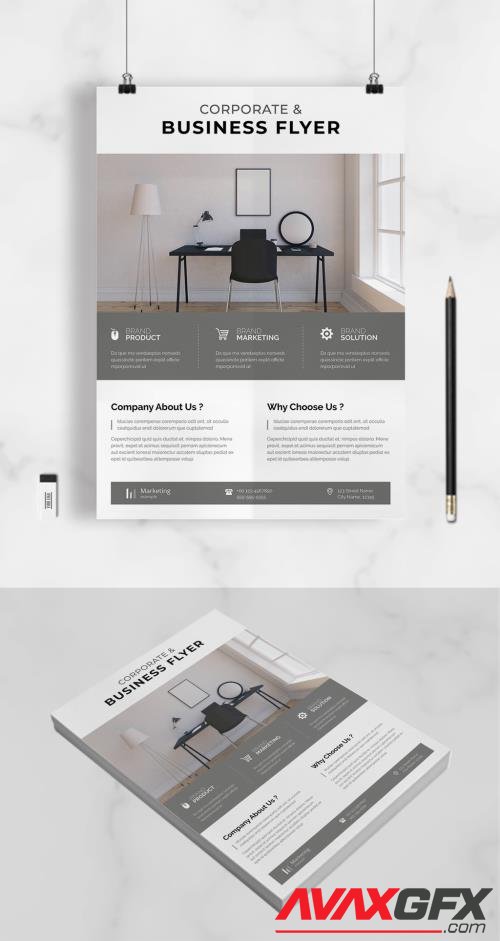 Adobestock - Corporate & Business Flyer 518351565