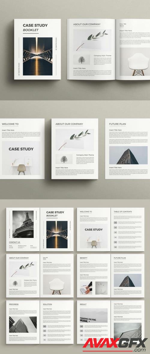 Adobestock - Case Study Booklet Layout 518365715