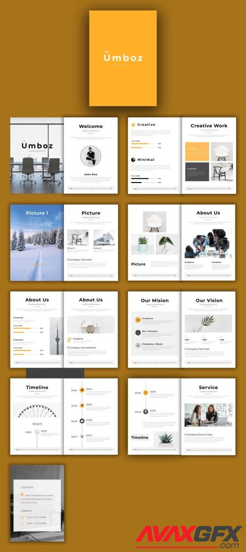 Adobestock - Creative and Business Brochure 518195407